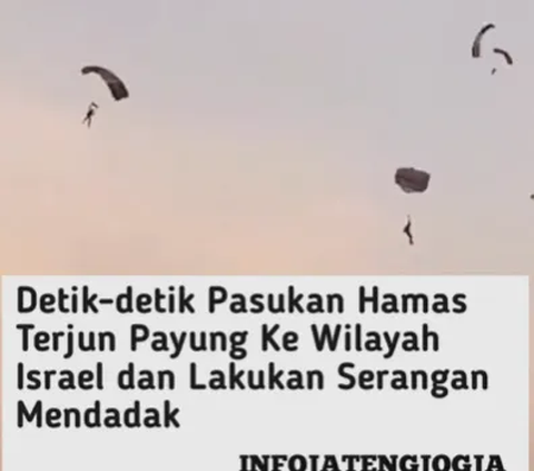 Viral Video of Hamas Paratroopers Attacking Israeli Territory, Here Are the Real Facts