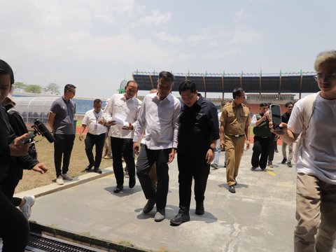 Stadion Si Jalak Harupat Siap Digunakan untuk Piala Dunia U17, Erick Thohir Siapkan Integrasi Kereta Cepat Whoosh