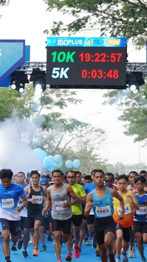 5000 Pelari dari Seluruh Indonesia Ikuti Edisi Perdana ISOPLUS RSUI RUN 2023