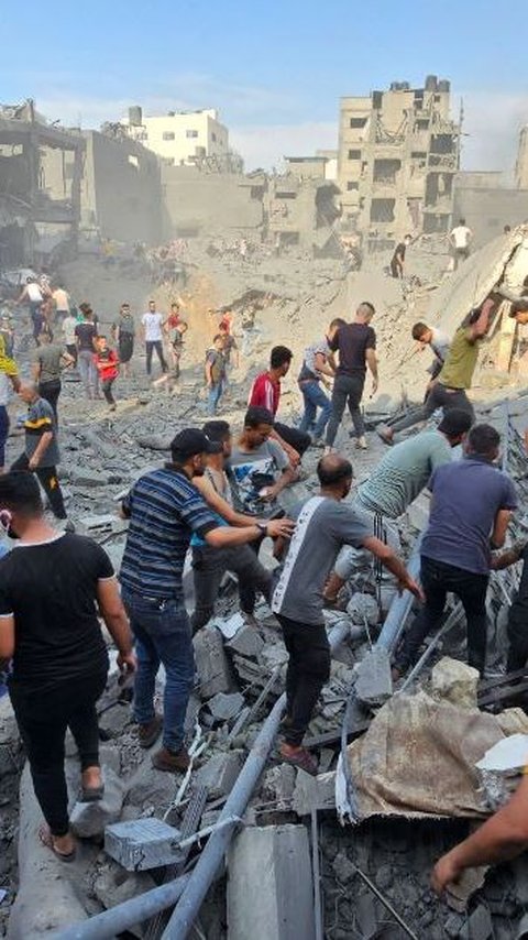 'Pembantaian Besar' Israel Targetkan Kamp Pengungsi di Gaza, 400 Orang Diperkirakan Terbunuh dan Terluka