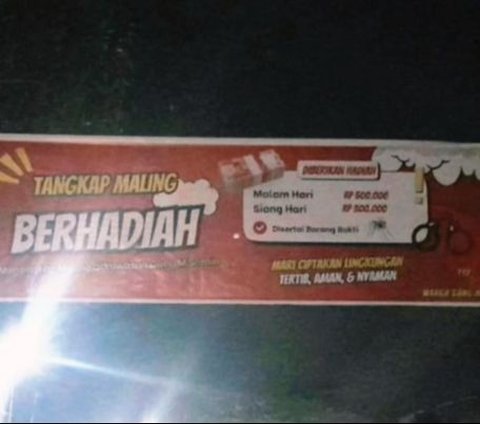 Sering Kehilangan Barang, Warga Deli Serdang Bikin Sayembara Tangkap Maling Berhadiah