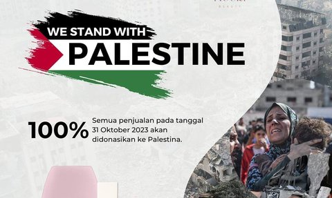 Lima Produk Kecantikan Indonesia Terang-terangan Beri Dukungan untuk Palestina, Ini Daftarnya