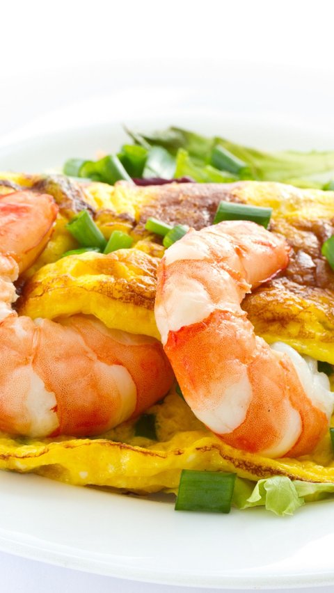 2 Variations of Delicious Shrimp Omelette for Breakfast