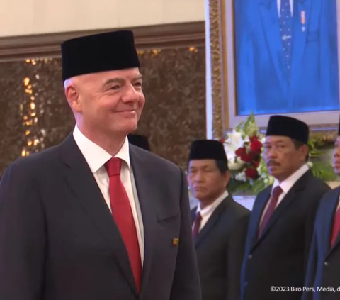 Dianugerahi Bintang Budaya oleh Presiden Jokowi, Ini Jasa Presiden FIFA Gianni Infantino