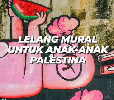 Hesti Purwadinata Menang Lelang Mural untuk anak-anak Palestina, Tawar Rp23 Juta