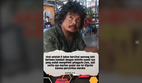 Ia pun langsung mendekat ke sosok yang dikenalinya tersebut. Namun, pria yang pernah ada di dalam lubuk hatinya ini berpenampilan memprihatinkan. <br>