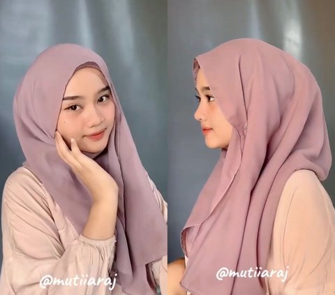 Square Pashmina Hijab Tutorial, Suitable for Hangout