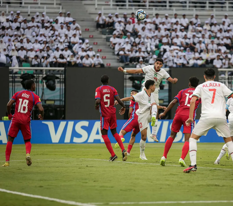 FOTO: Maroko Tekuk Panama, Saifdine Chlaghmo Cetak Gol Pertama di Piala Dunia U-17