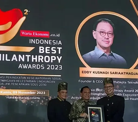 Raih Penghargaan Indonesia Best Philanthropy Award 2023, Ini Pesan Eddy Sariaatmadja