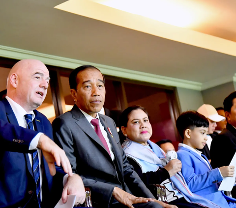 Jokowi Tonton Timnas Indonesia U-17