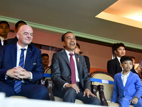 Jokowi Tonton Timnas Indonesia U-17