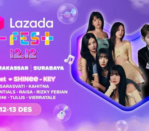 Lazada 11.11: Bisa Beli Tiket Konser Musik Lazada Fest 12.12 untuk Nonton Red Velvet Hingga SHINee’s KEY