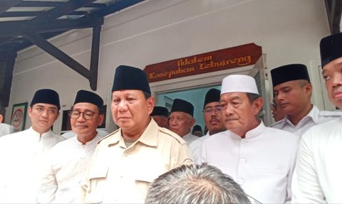 Prabowo di Ponpes Tebuireng Jombang