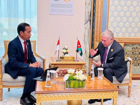 Bertemu Raja Abdullah II, Jokowi Tegaskan Posisi Indonesia dan Yordania Sama soal Perdamaian di Palestina