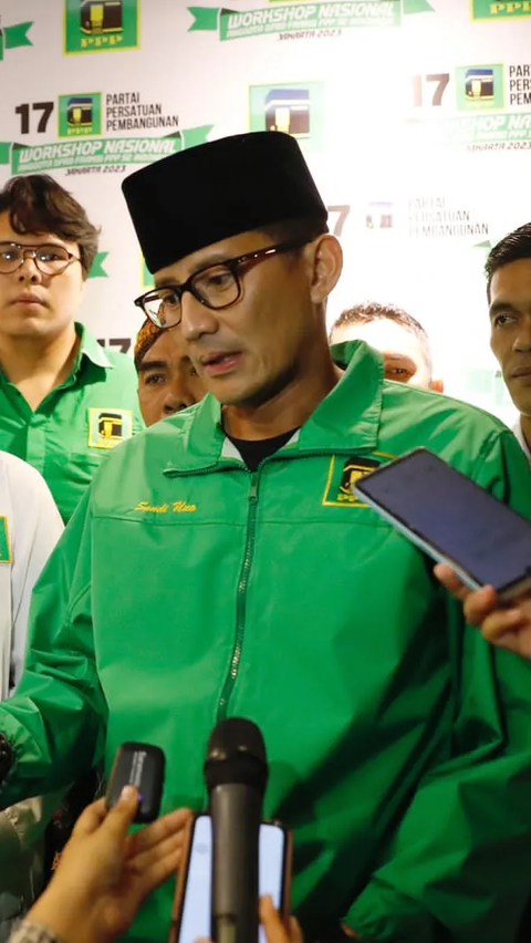 Spanduk PPP Dukung Pasangan AMIN Muncul di Sleman, Ini Kata Sandiaga Uno