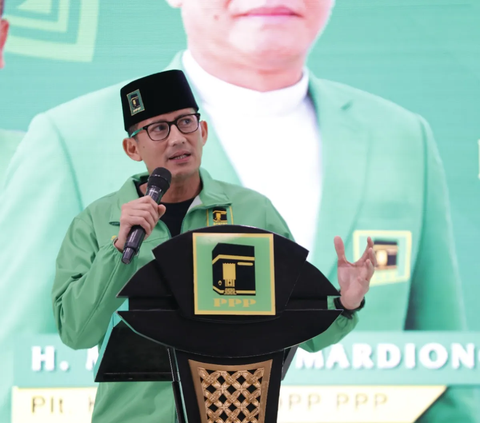 Spanduk PPP Dukung Pasangan AMIN Muncul di Sleman, Ini Kata Sandiaga Uno