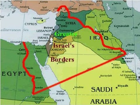 Greater Israel, Ambisi Zionis Ubah Peta Timur Tengah, Caplok Negara-Negara Arab