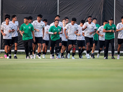 FOTO: Jelang Lawan Panama, Timnas Indonesia U-17 Matangkan Latihan di Gelora Bung Tomo