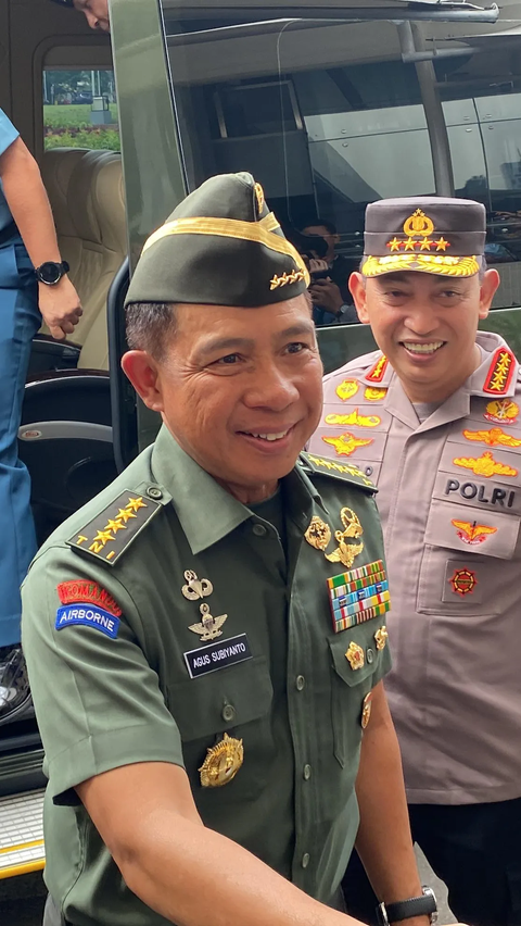 Potret Jenderal Agus Dikawal Yudo Margono dan Kapolri Jalani Fit and Proper Test Calon Panglima TNI