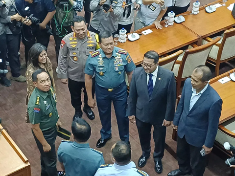 Potret Jenderal Agus Dikawal Yudo Margono dan Kapolri Jalani Fit and Proper Test Calon Panglima TNI