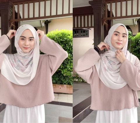 Elegant Hijab Tutorial, Simple to Cover Chest and Back