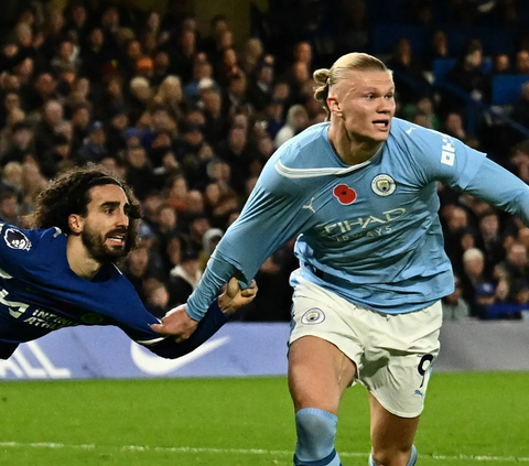 FOTO: Sengitnya Laga Chelsea Vs Manchester City, 8 Gol Warnai Laga Pekan ke-12 Liga Inggris