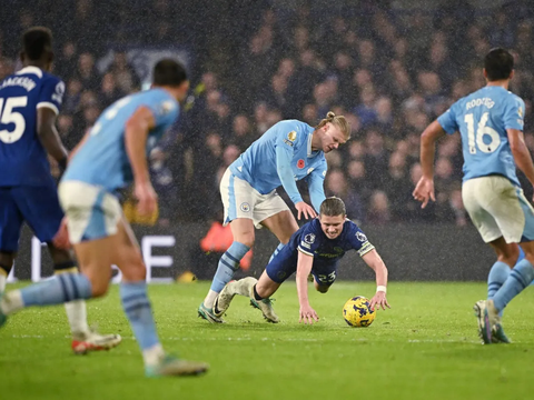 FOTO: Sengitnya Laga Chelsea Vs Manchester City, 8 Gol Warnai Laga Pekan ke-12 Liga Inggris