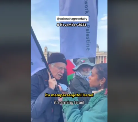 Viral Orang Yahudi Israel Ikut Aksi Bela Palestina, 'Saya Menentang Genosida dan Kami Akan Terus Menentangnya'