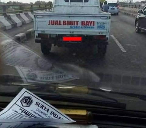 10 Potret Tulisan di Bak Pikap yang Asal-asalan, Bacanya Bikin Kesal Sendiri