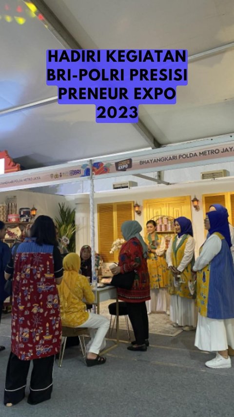 Dukung Pertumbuhan Jiwa Usaha dan UMKM, BRI bersama POLRI Gelar Presisi Expo 2023 di Jakarta