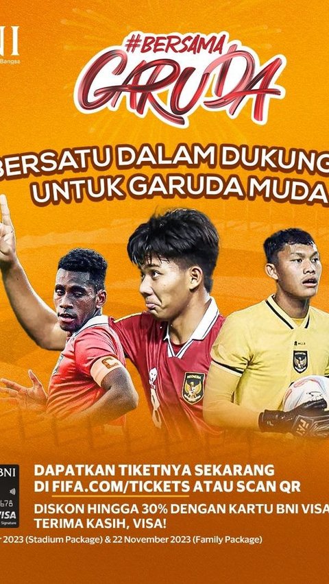 Semarakkan FIFA World Cup U-17, BNI Berikan Promo Pembelian Tiket Hingga 30%