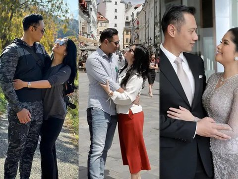 Intip Gaya Romantis Anisa Pohan dan Agus Yudhoyono  Terpancar Melalui Balutan Busana Kasual Hingga Busana Kondangan