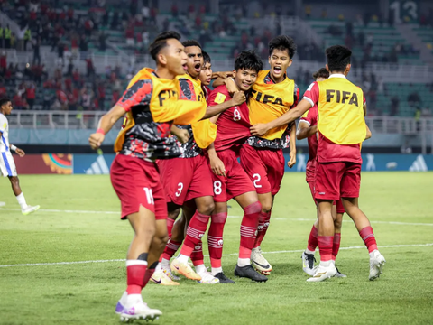 FOTO: Aksi Arkhan Kaka yang Mencuri Perhatian Saat Jadi Pahlawan Skuad Garuda Muda Menghadapi Panama di Piala Dunia U-17 2023