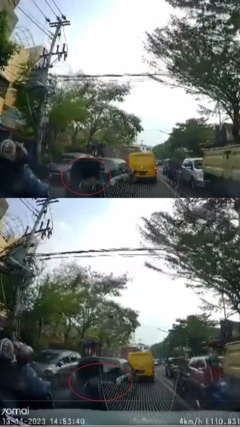 Viral Pengendara Letakkan Dua Bayi di Bagian Belakang Mobil dengan Bagasi Terbuka, Tuai Kontroversi