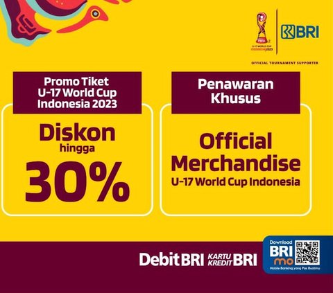 Salah satu yang paling menarik, masyarakat bisa mendapatkan merchandise eksklusif FIFA U-17 World CupTM secara gratis.