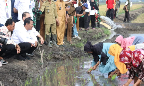 Mentan Amran Libatkan Anak Muda dan Penyuluh untuk Optimalkan Lahan Rawa