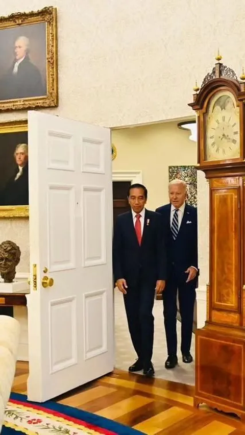 Beda Isi Twit Jokowi dan Joe Biden Setelah Pertemuan di Washington