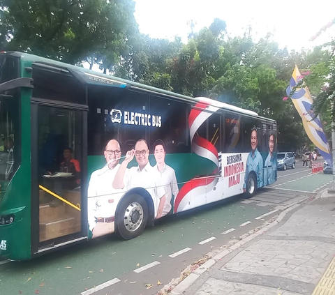 Prabowo-Gibran Berangkat ke KPU Naik Bus Listrik, Ini Alasannya