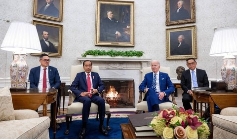 <b>Beda Isi Twit Jokowi dan Joe Biden Terkait Pertemuan di Washington</b>