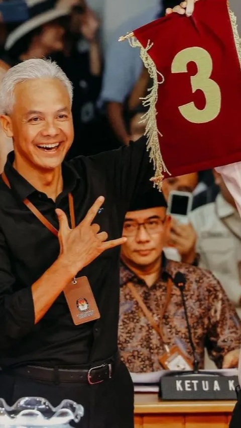 Once Mekel dan Pendukung Lain Suka Cita Ganjar-Mahfud Dapat Nomor 3: Metal, Menang Total