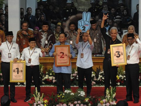 Momen-Momen Lucu Saat Undian Nomor Urut Capres Cawapres di KPU