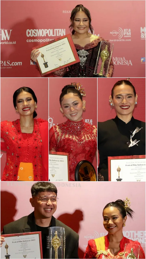 FOTO: Para Pemenang Piala Citra Anugerah Festival Film Indonesia 2023