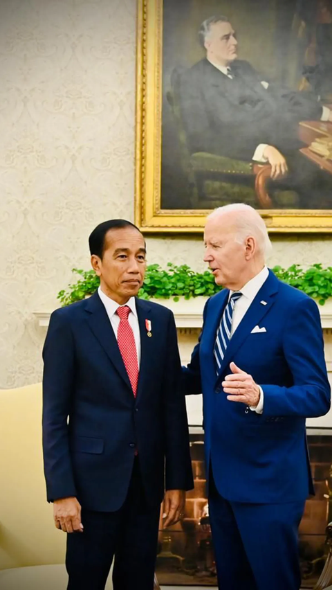 Jokowi dan Joe Biden Sepakat Tingkatkan Hubungan RI-AS Jadi Kemitraan Strategis Komprehensif<br>