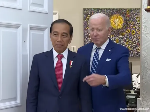 Momen Joe Biden Tak Gubris Usul Jokowi Soal Gencatan Senjata di Gaza, Malah Bahas Cuaca DIngin