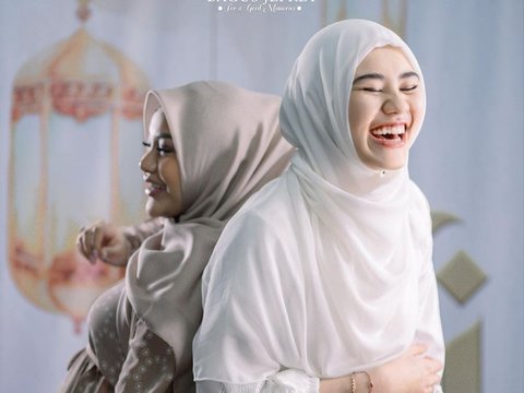 Portrait of Aaliyah Massaid Wearing Hijab at Aurel's Second Child's Aqiqah, Thariq Stares