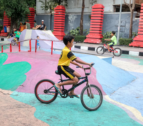 FOTO: Taman Bungkul, Tempat Asri untuk Bersantai di Surabaya selama Perhelatan Piala Dunia U-17 2023