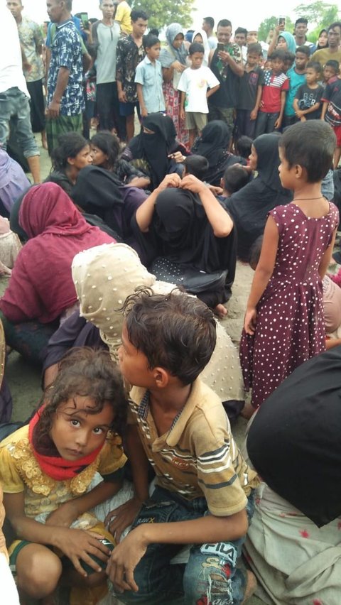 Ratusan Pengungsi Rohingya Kembali Terdampar di Pidie