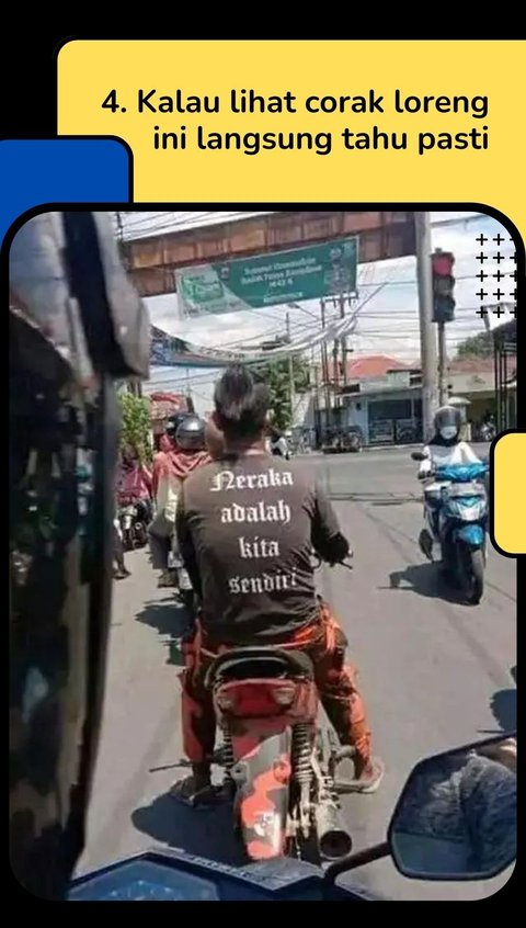 10 Potret Pemotor Pakai Baju yang Serasi dengan Motornya, Bikin Auto Nengok di Jalan!