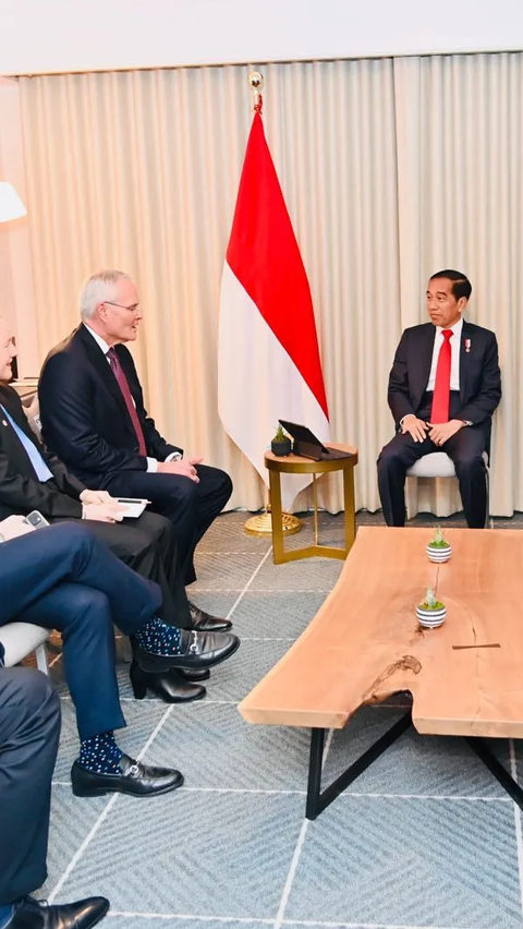 Bertemu Bos Exxon Mobil di AS, Jokowi Tawarkan Investasi EBT hingga Infrastruktur di IKN Nusantara<br>