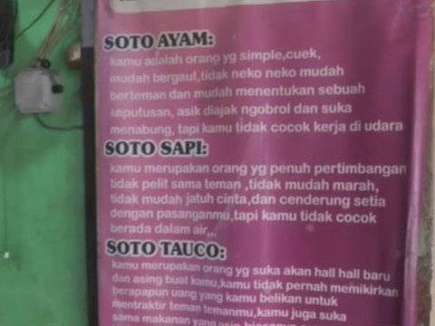 Warung Soto di Semarang Ini Tentukan Harga Pakai Rumus Matematika, Pembeli Suruh Hitung Sendiri